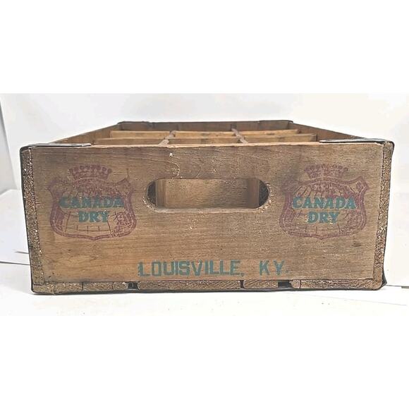 1975 Wooden Canada Dry Soda Crate Louisville, KY VSA - Picture 7 of 10